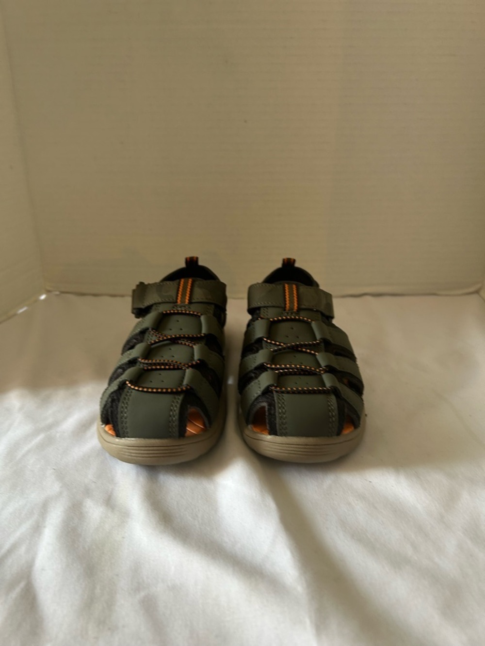 Eddie Bauer Kids Green Outdoor Sandals Size 10 Adjustable Sport Sandals